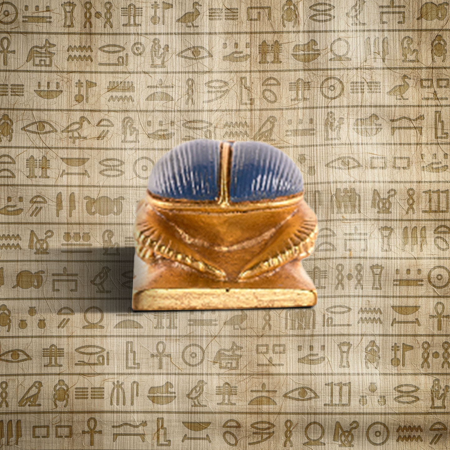Blue Golden Scarab