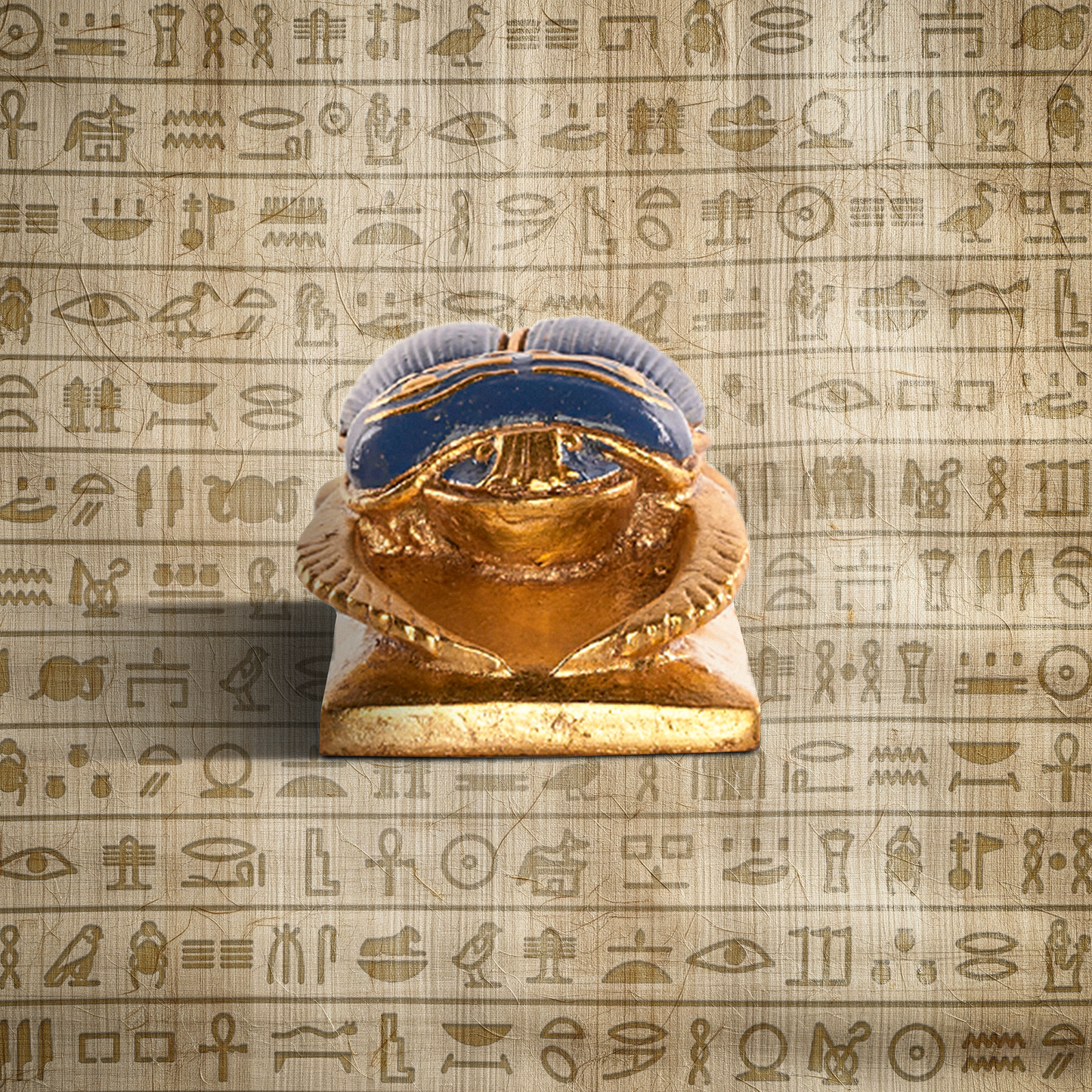 Blue Golden Scarab