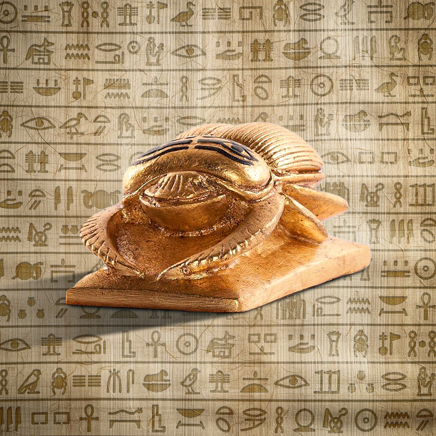Golden Egyptian Scarab