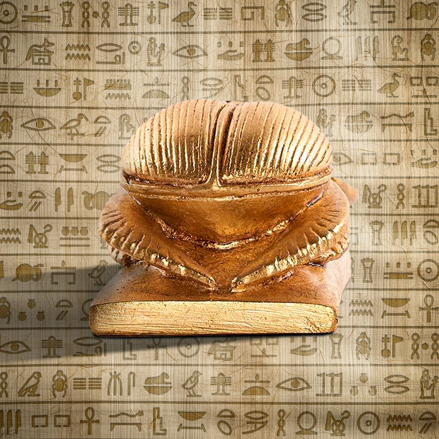 Golden Egyptian Scarab