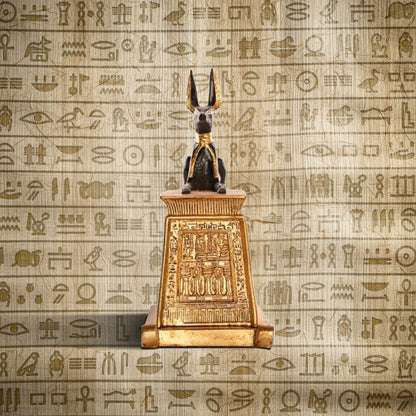 Anubis Statue on a Stretcher