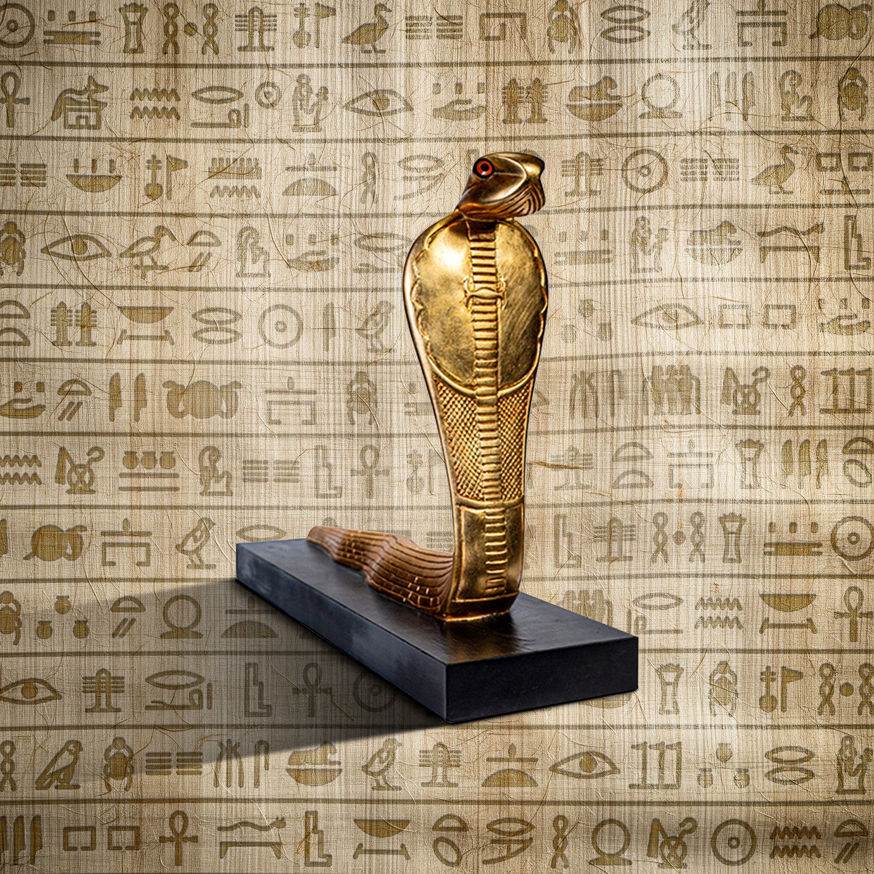 Golden Statue Of The Serpent Neterankh