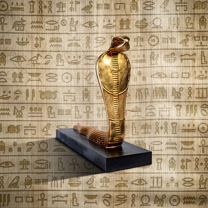 Golden Statue Of The Serpent Neterankh