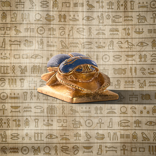 Blue Golden Scarab