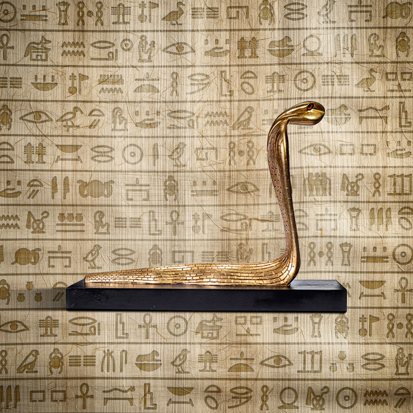 Golden Statue Of The Serpent Neterankh