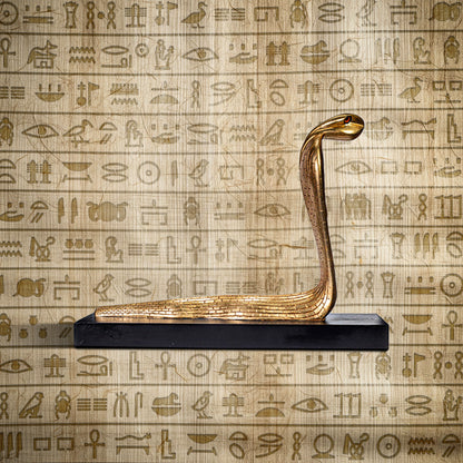 Golden Statue Of The Serpent Neterankh